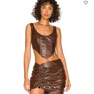 By Dyln Lias & Addy Skirt Set in Choc